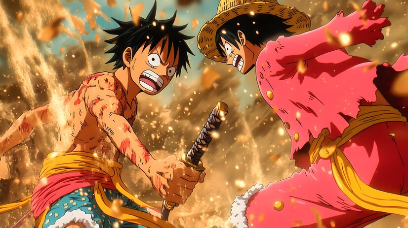 Image of Luffy Fighting Luffy